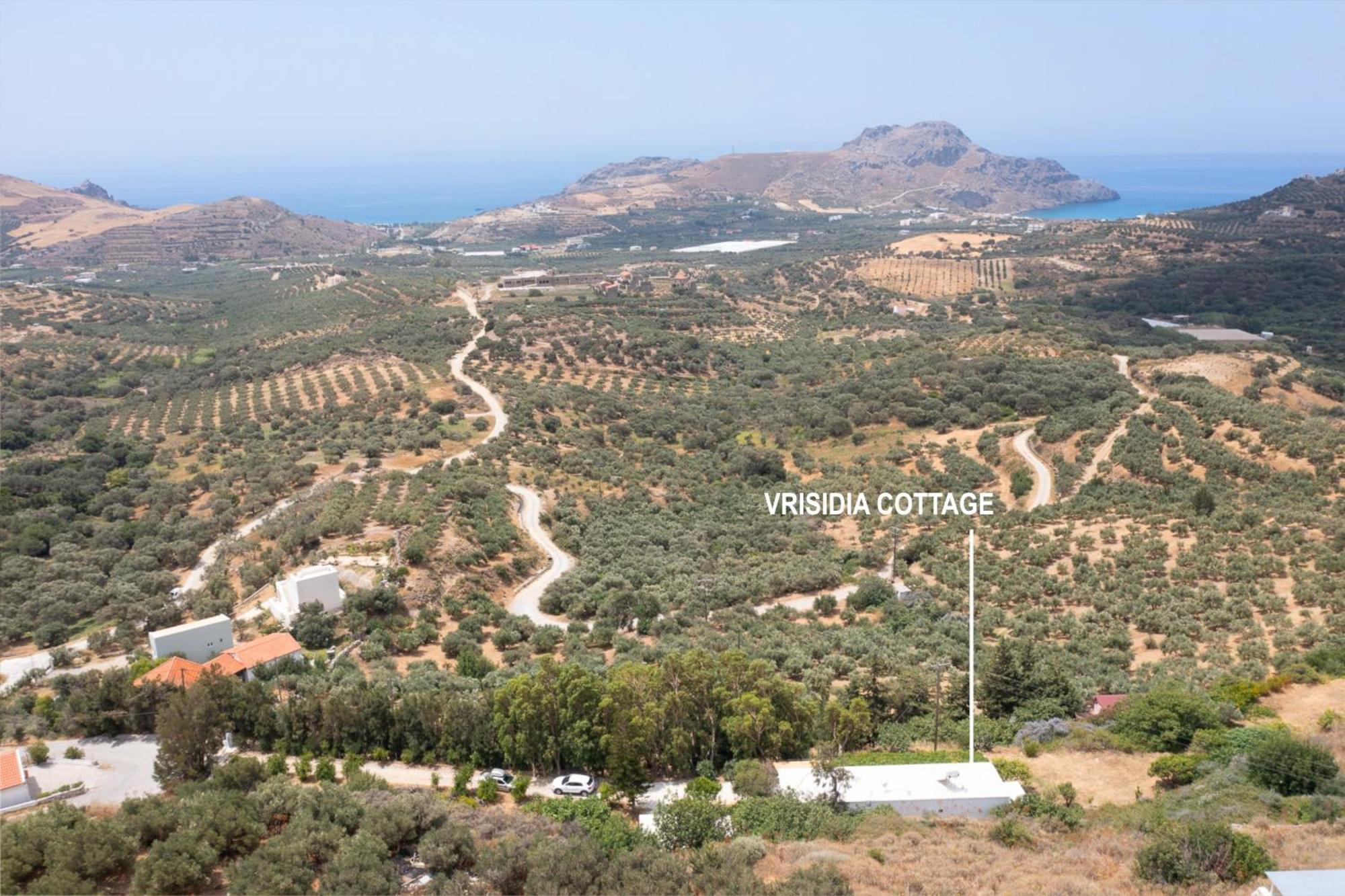 פלאקיאס Vrisidia Cottage - Nature, Seaview & Relax מראה חיצוני תמונה