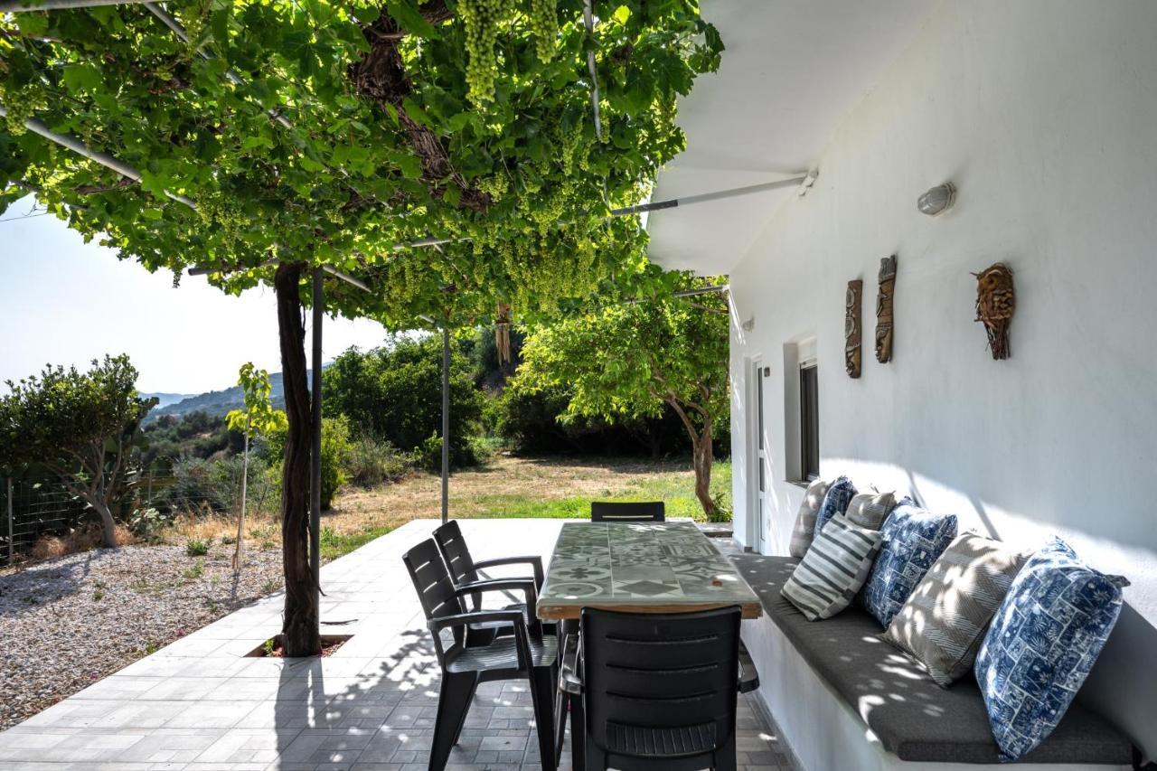 פלאקיאס Vrisidia Cottage - Nature, Seaview & Relax מראה חיצוני תמונה